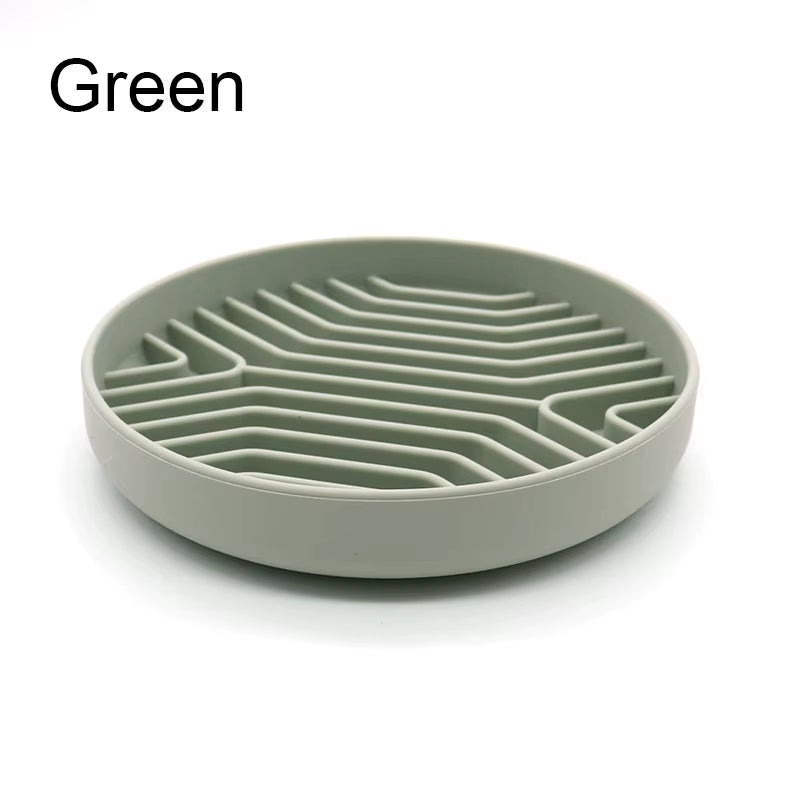 Pet Placemat Cat Slow Feeding Mat Dog Lick Mats Silicone Pet Eating Slowly Food Bowl Puppy Bath Distracted Licking Plate Cutlery