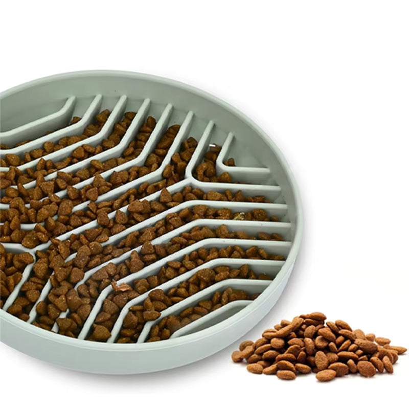 Pet Placemat Cat Slow Feeding Mat Dog Lick Mats Silicone Pet Eating Slowly Food Bowl Puppy Bath Distracted Licking Plate Cutlery
