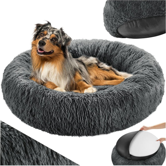 ® Panier Pour Chien Déhoussable & Lavable, Lit Pour Chien & Chat Antidérapant En Peluche Anti-Stress, Pour Chiens & Chats De Toutes Tailles, Tapis Chien Coussin Chien Avec Rembourrage Épais