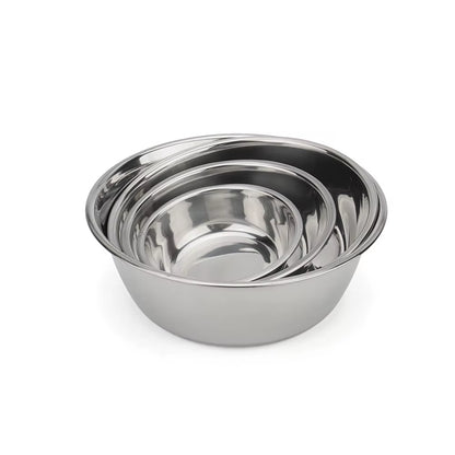 Dog Bowl Stainless Steel Pet Feeding Bowl Cat Food Drinking Feeder Bowl Durable Cheap for Small Medium Big Dogs